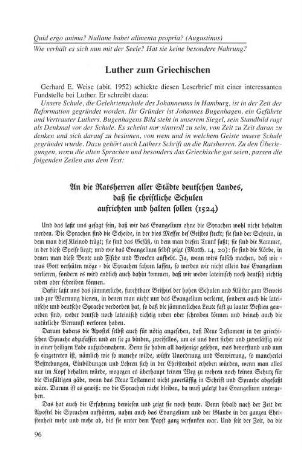 Luther zum Griechischen