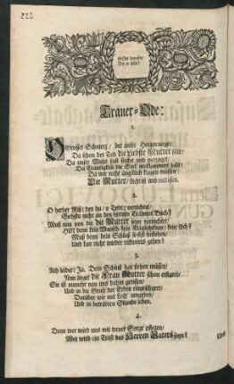 Trauer-Ode