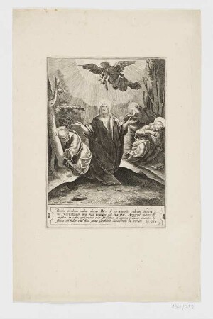 Christus im Garten von Gethsemane, Blatt 3 der Folge "Passion Christi"