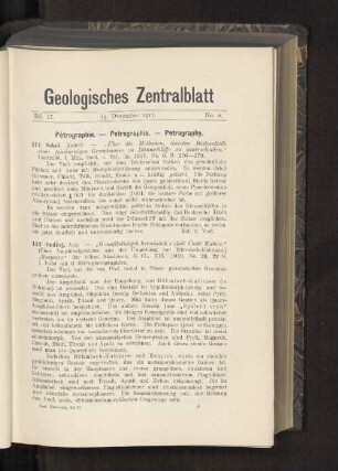 15. Dezember 1911. No. 2.