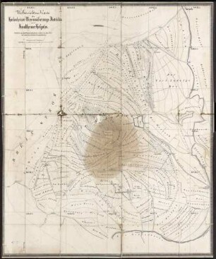 Übersichts-Karte des Hockenheimer Wiesenwässerungs-Districkts und des Insultheimer Hofgutes