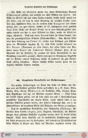 Vergötterte Naturkräfte und Erscheinungen