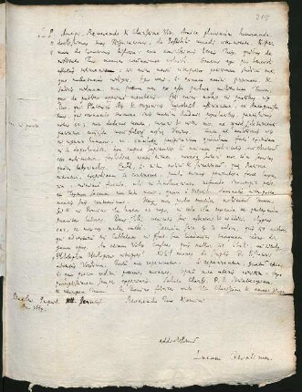 5 lat. Briefe, Basel 1669–1672