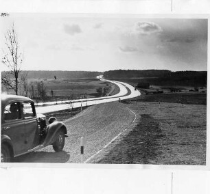 Trassierung bei Aichen 1937