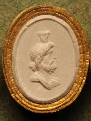 Profilkopf des Serapis (Daktyliothek, Erstes Mythologisches Tausend)