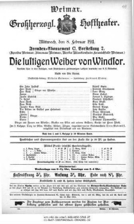 Die lustigen Weiber von Windsor