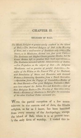 Chapter II. Religion of Bali