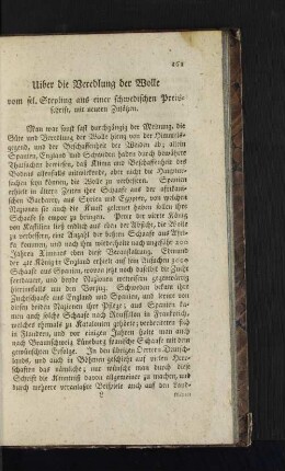 Uiber die Veredlung der Wolle.