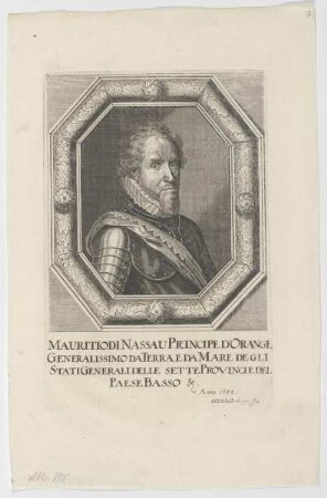 Bildnis des Mauritio di Nassau Principe d'Orange