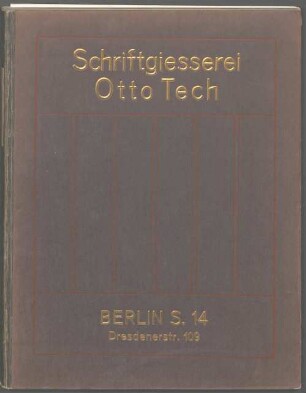 Moderne Titelschriften, Brotschriften, Einfassungen