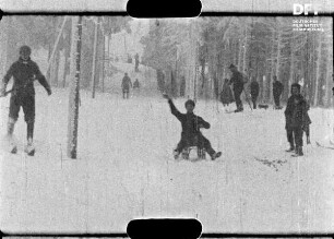 Schneeschuhlaufen auf dem Feldberg (190?)