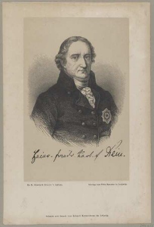Bildnis des Heinr. Friedr. Karl v. Stein