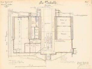 Versuchsanstalt für Wasserbau und Schiffbau, Berlin: Vorhalle: Rohrplan 1:100