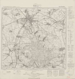 5268 Strehlen, Topographische Karte 1:25000 (4cm - Karte)