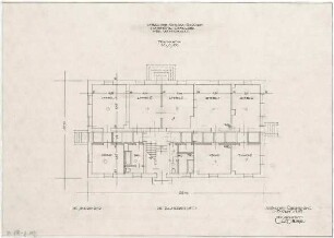 Gsaenger, Gustav; Hohenburg bei Lenggries (Bayern); Schlossschänke, Umbau - Wohnungseinbau (Grundriss EG)