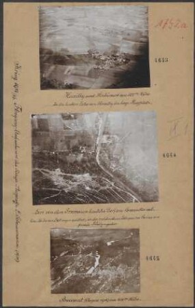 Baccarat (August 1914) aus 400 m Höhe