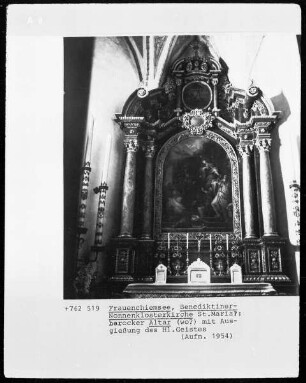Altar mit Ausgießung des Heiligen Geistes