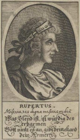 Bildnis von Rupertus, König des Römisch-deutschen Reiches