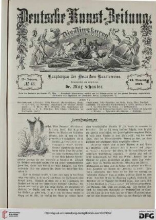 Nr. 43 (24. November 1872)