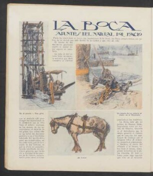 La boca - Apuntes del natural por Facio