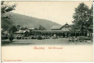 Karlsbad. Café Kaiserpark
