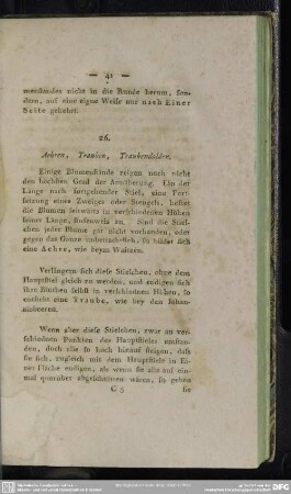26. Aehren, Trauben, Traubendolden