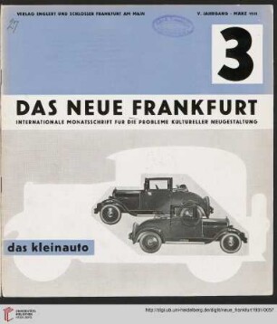 Heft 3 (März 1931)