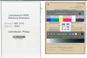 Entnazifizierung Philipp Leiendecker , geb. 11.09.1887 (Abteilungsleiter)
