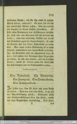 Eine Niederkunft