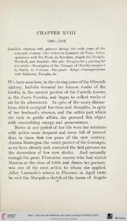 Chapter XVIII: 1500-1506