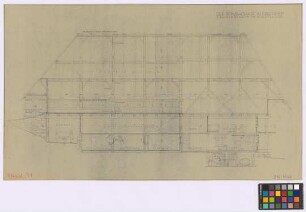 Oberried (Landkreis Freiburg): Rombachhof. Haupthaus (Längsschnitt)