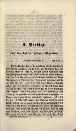 Festtags- und Gelegenheits-Predigten, 2