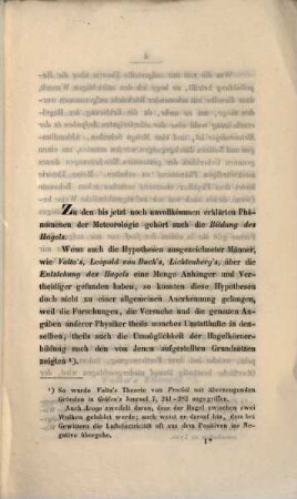 Versuch einer neuen Theorie der Hagelbildung