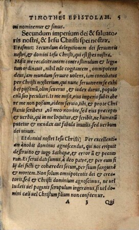 Commentarius in priorem Timothei epistolam