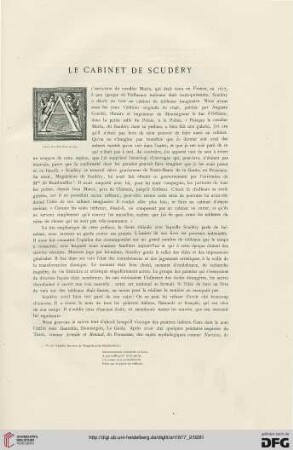 3: Le cabinet de Scudéry