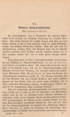 217-223 Moderne Religionsphilosophie