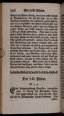 Der LII. Psalm.