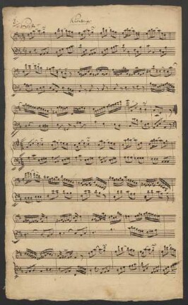 Stücke für Tasteninstrument; cemb; D-Dur; EngK 47