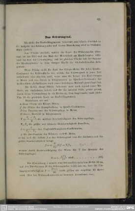Das Schwungrad