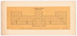Lehrerseminar Fidicinstraße, Berlin-Kreuzberg: Seminargebäude: Grundriss Balkenlage