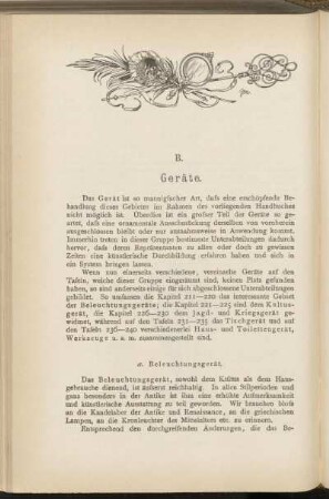 B. Geräte.