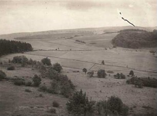 Rhön. Blick vom Beilstein (864,6 m) nach Süden