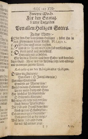 253-272, [...] Von allen Heiligen Gottes.