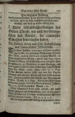Ein nützlicher Anhang ...