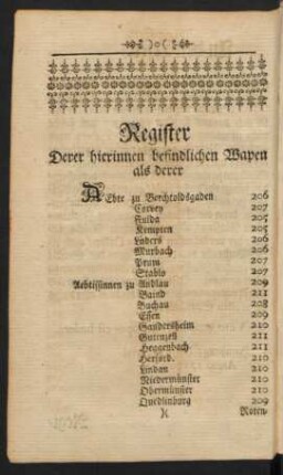 Register Derer hierinnen befindlichen Wappen als derer ...