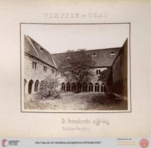 27. Wimpfen im Thal: St. Peterskirche (Nördlicher Kreuzgang)