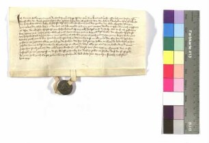 Schwarz Endlin von Öhringen (Orengew), Gefängnis; Siegel: Hans von Orn.