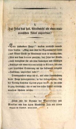 Magazin für christliche Dogmatik und Moral, deren Geschichte und Anwendung im Vortrag der Religion. 11, 11. 1804