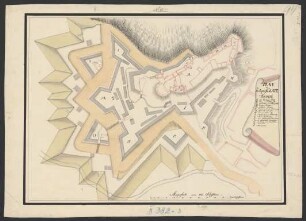 Plan der Vestung Glatz