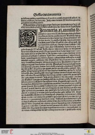 Sessio decimatertia